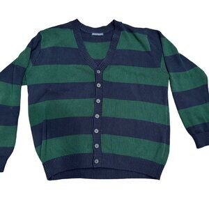 Green and Blue Striped Brandy Melville Sweater